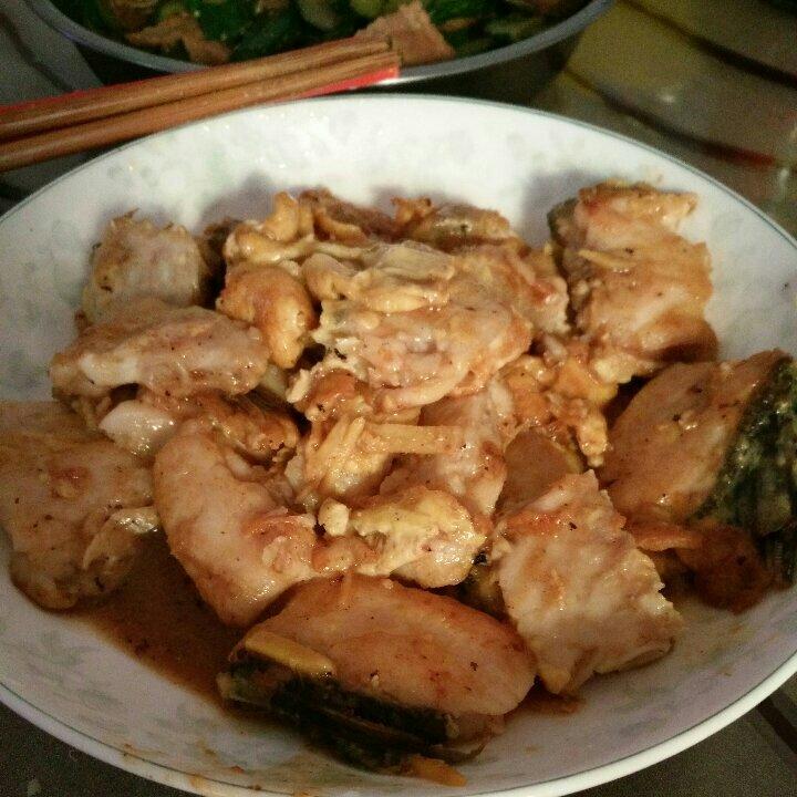 煎焗鱼骨
