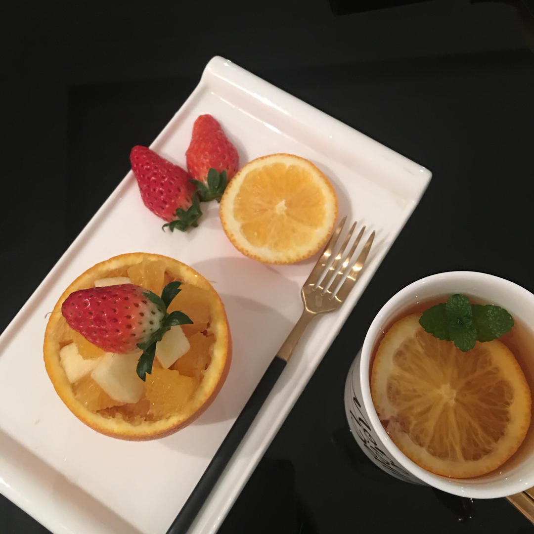 香橙杯水果沙拉