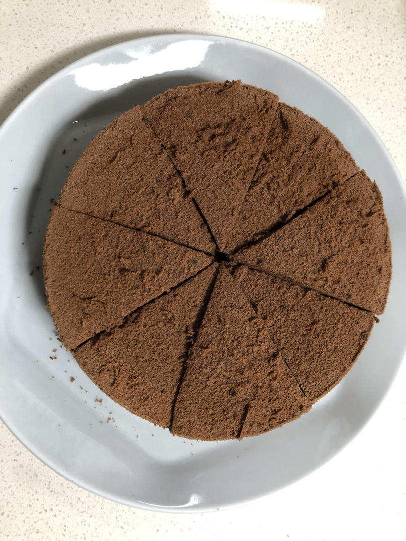 可可戚风蛋糕～8寸～百分百成功