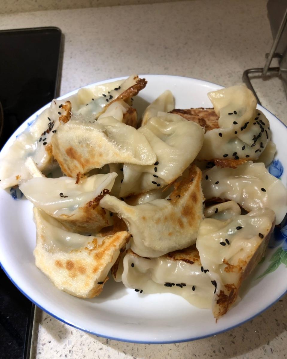 mmcvv做的生煎饺子