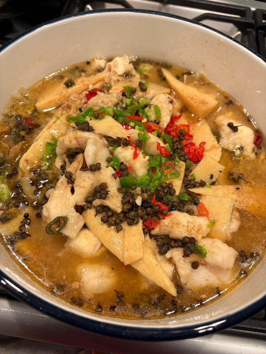 鲜青花椒鱼片