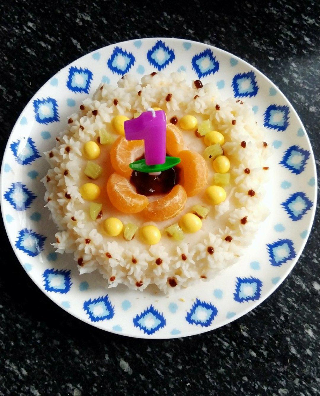 无糖无奶油宝宝生日蛋糕