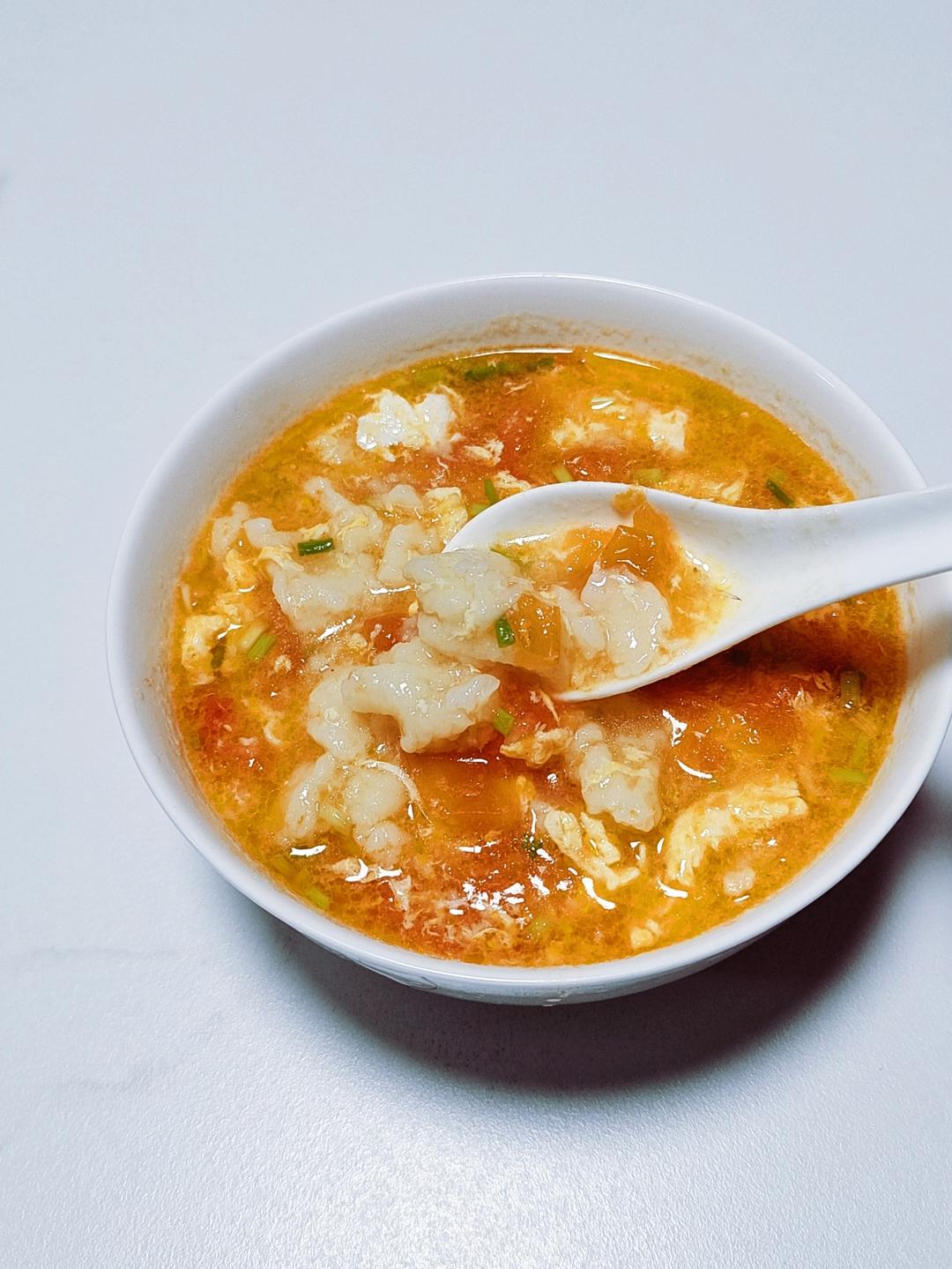 蕃茄鸡蛋面疙瘩