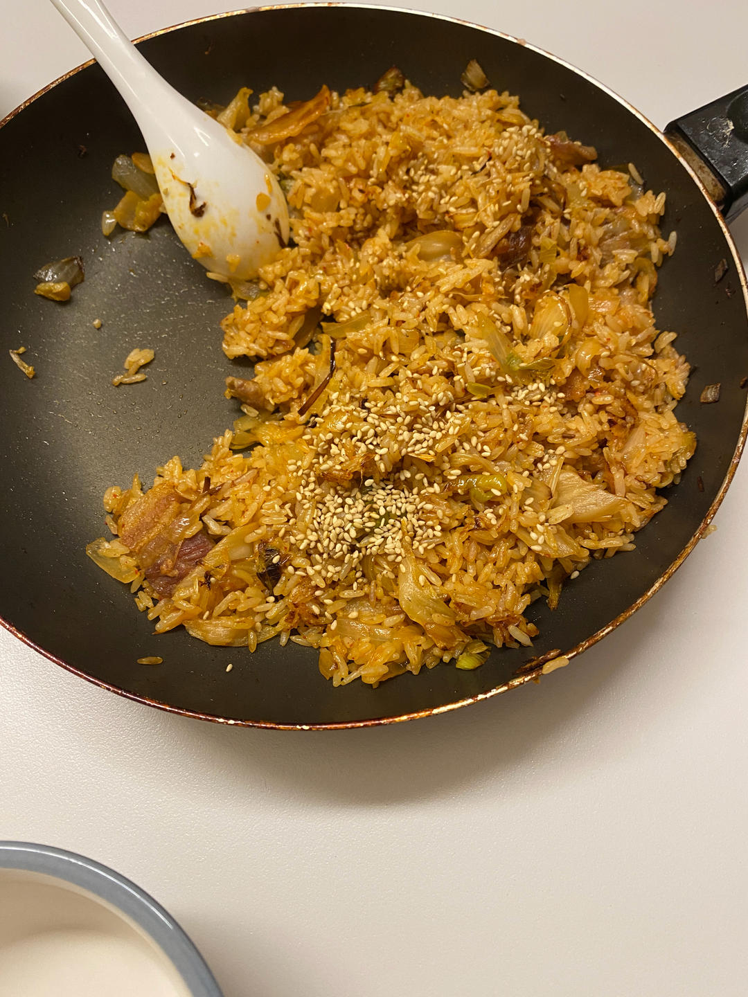 升级版辣白菜炒饭😭姜食堂同款🌟泡菜饭开出了p.o 斯密达