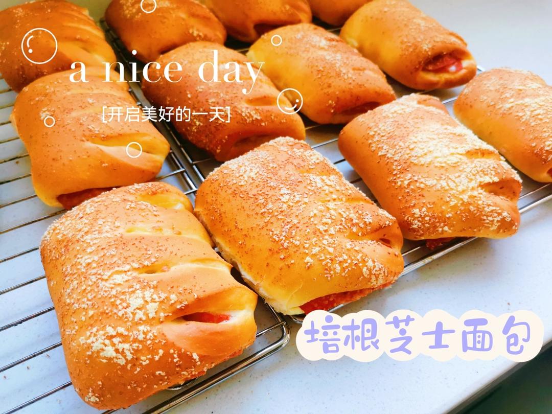 直接法万能面团－培根芝士包