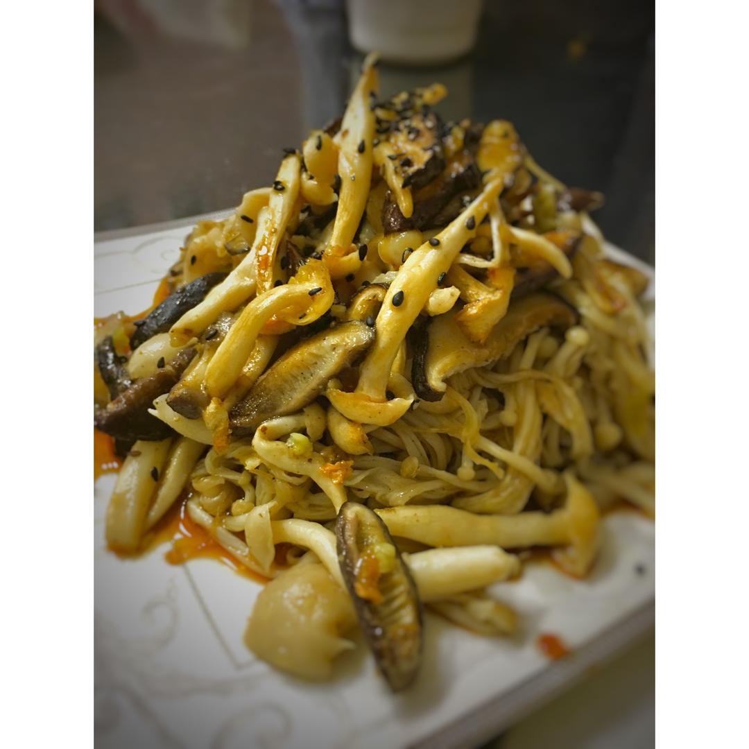 蒜香烤杂菌
