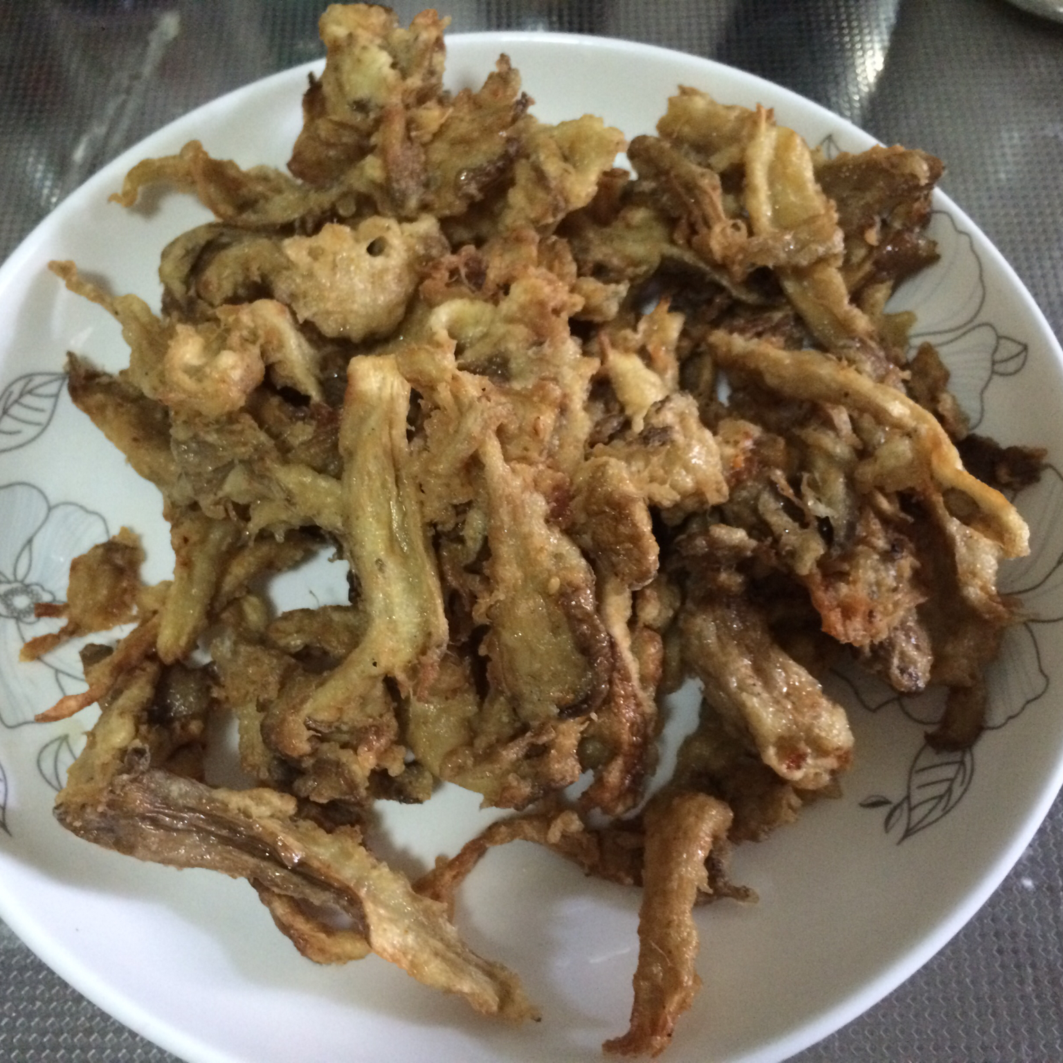 干炸蘑菇