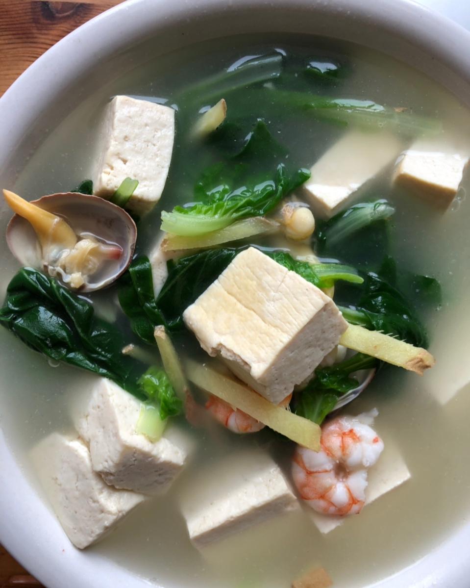 小白菜豆腐汤