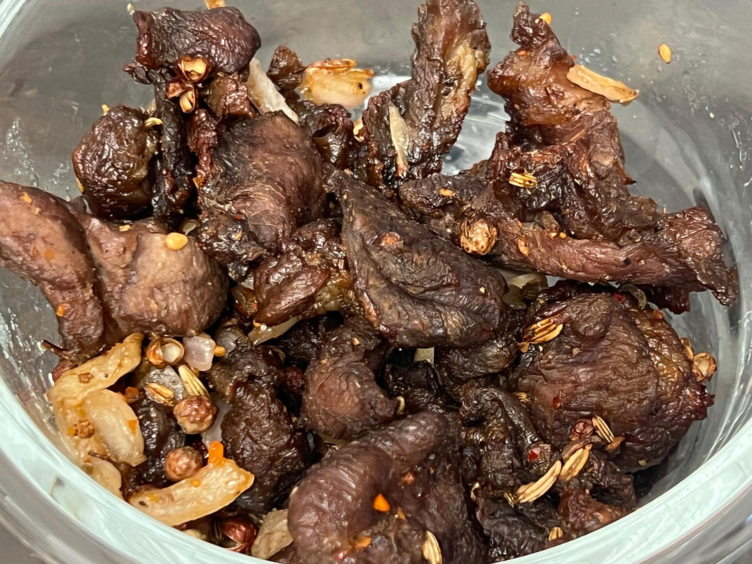 空气炸锅版腌制烤羊肉粒
