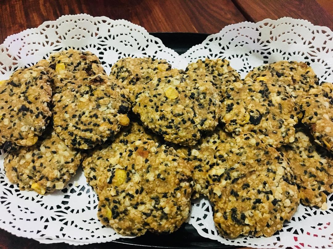 减脂暖宫好伙伴：红糖燕麦饼干