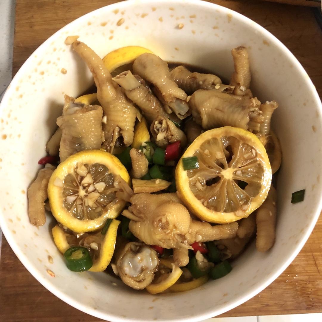 【柠檬酸辣鸡爪】自制超级无敌美味的网红鸡爪