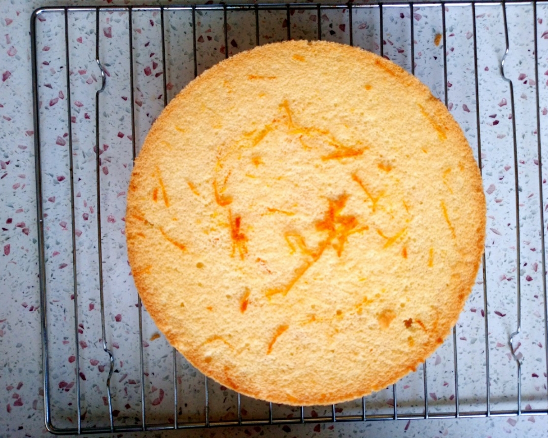 超详细的八寸香橙蛋糕