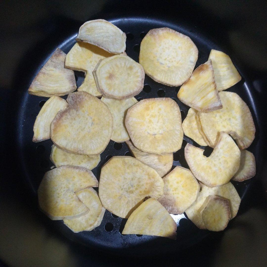空气炸锅炸红薯片