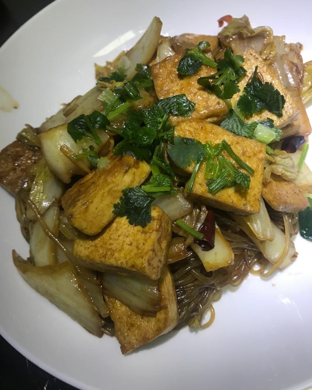 白菜豆腐粉条（素食）
