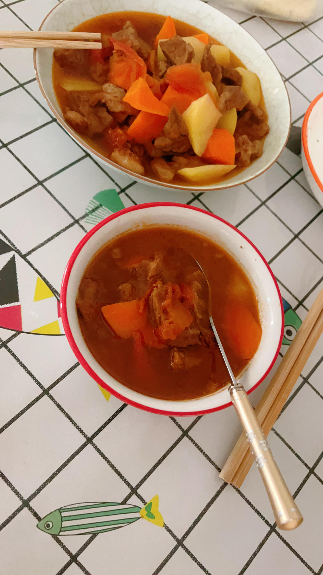 番茄土豆炖牛腩
