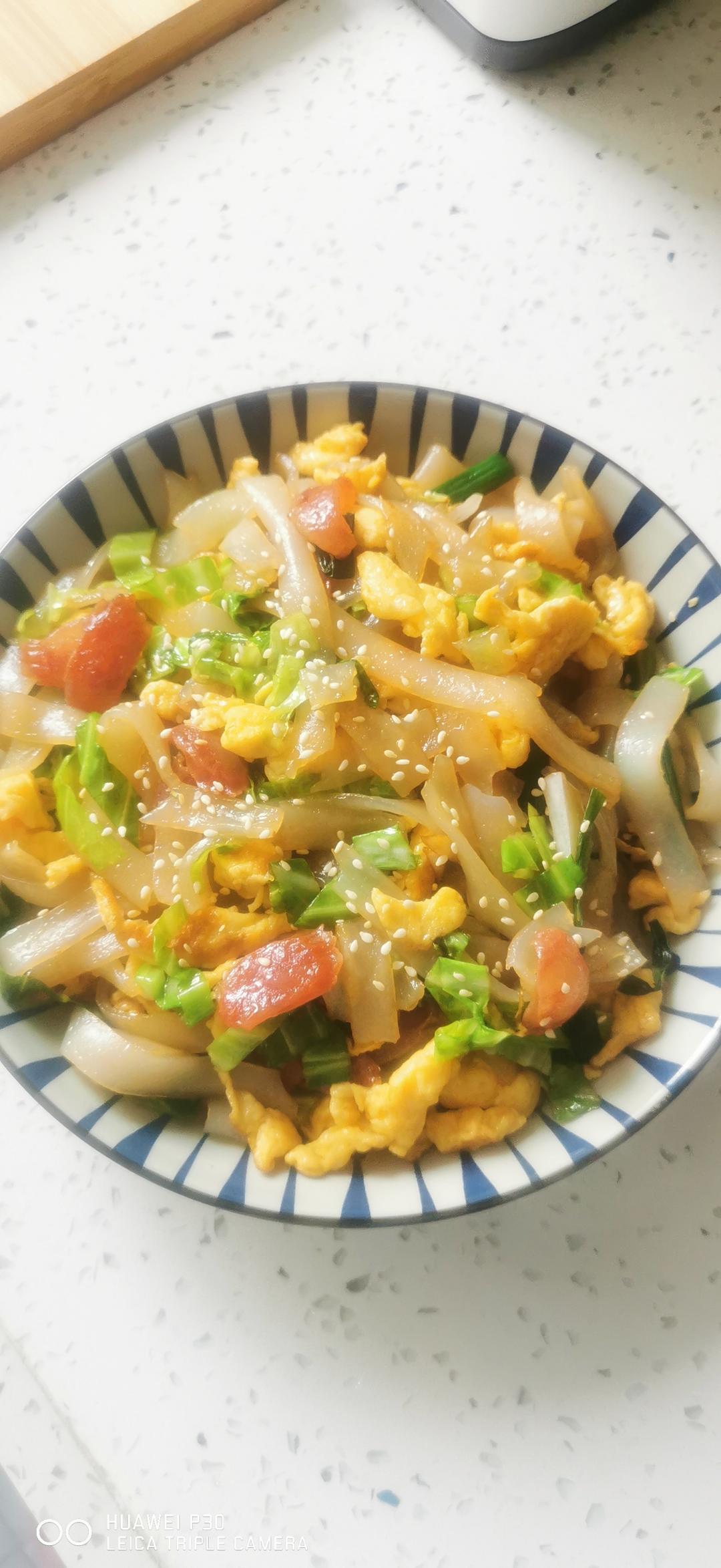 炒湿河粉