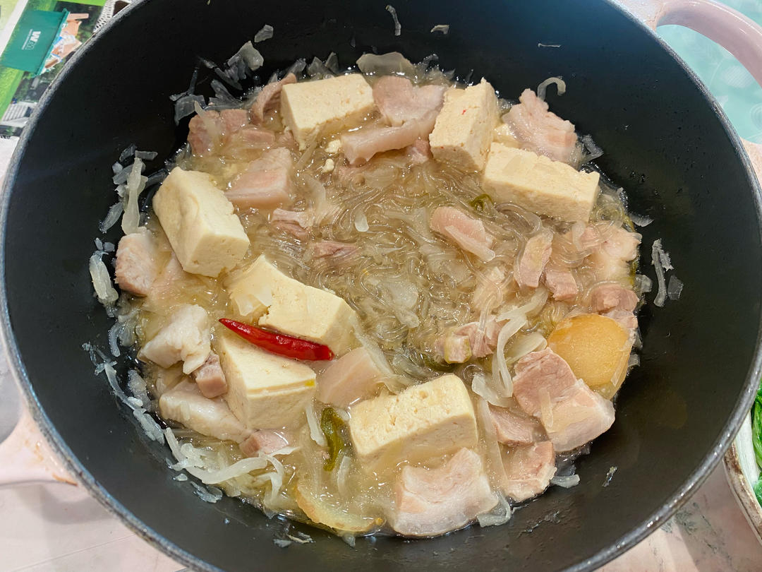 酸菜排骨/白肉的做法