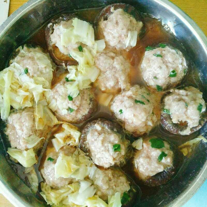 香滑的客家菜【煎酿冬菇】