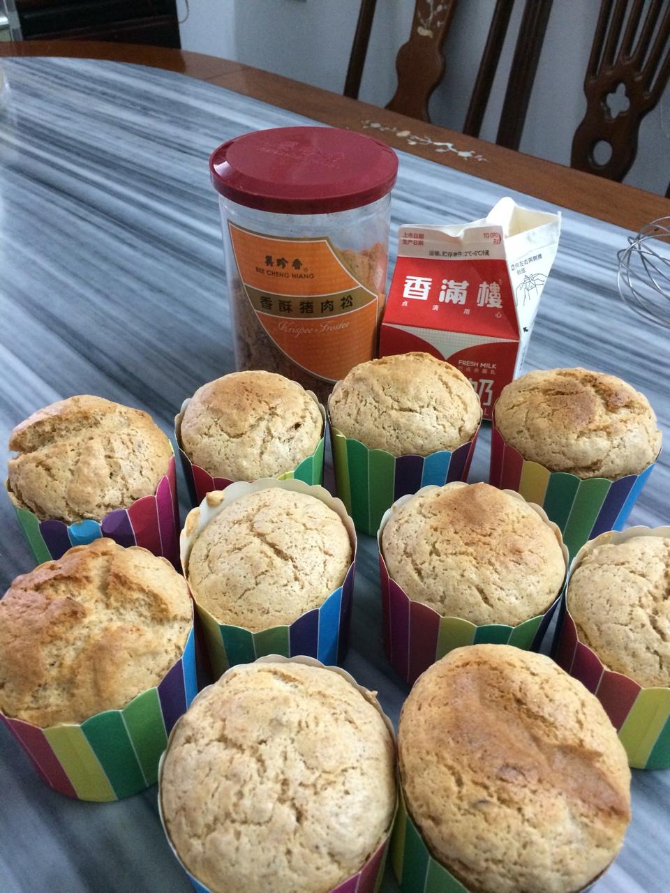 肉松拔丝小蛋糕