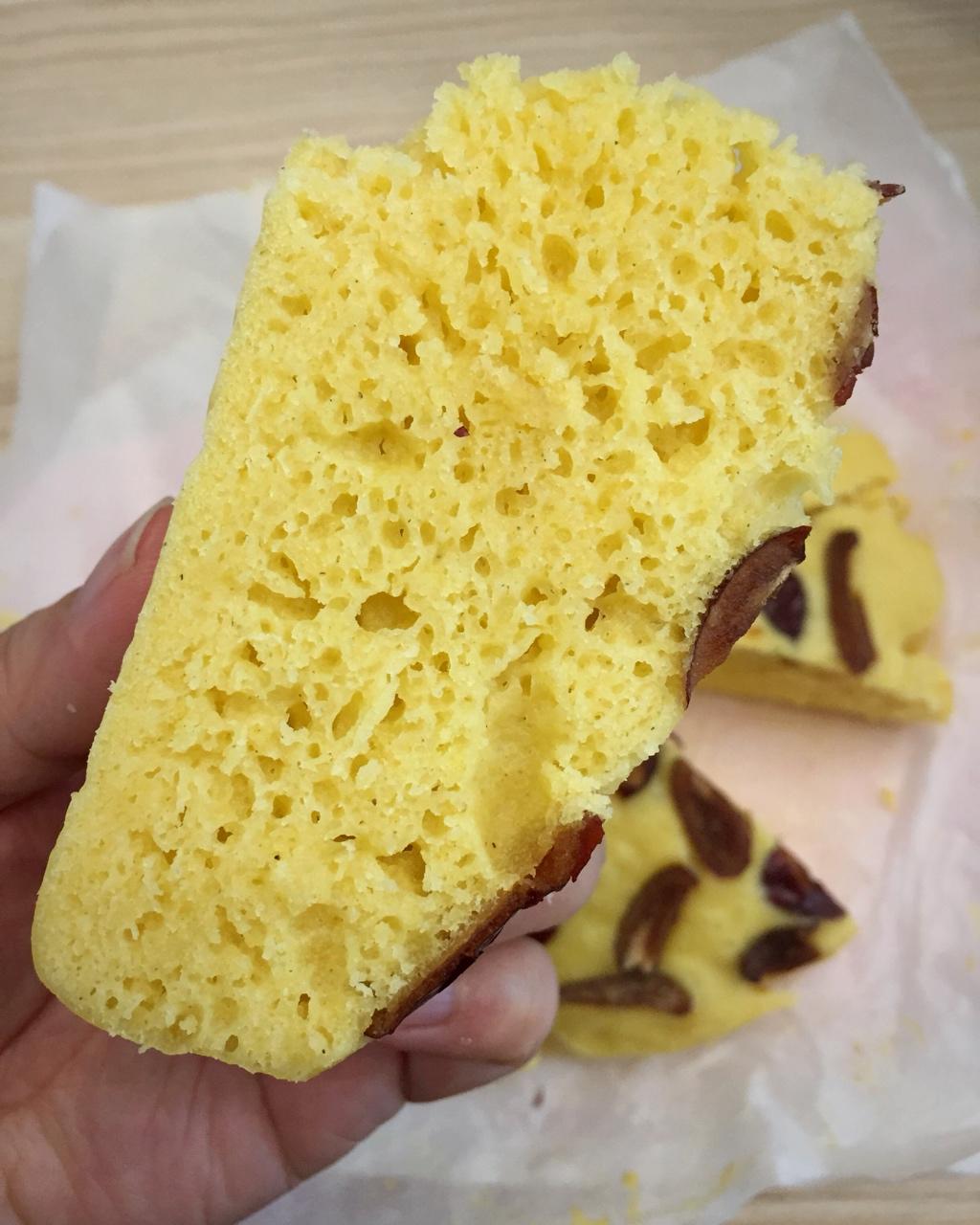 葡萄干玉米面发糕