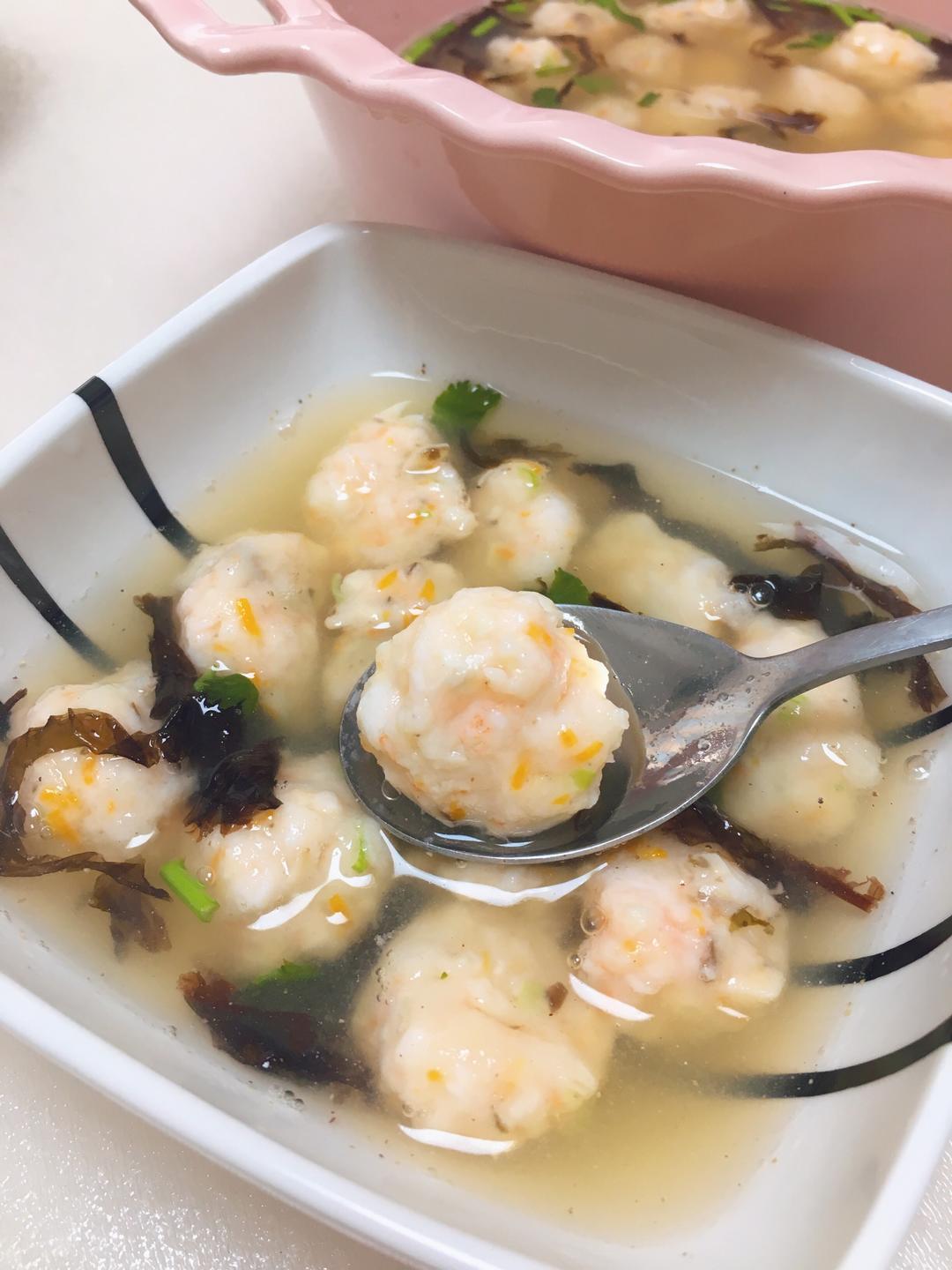紫菜虾滑汤