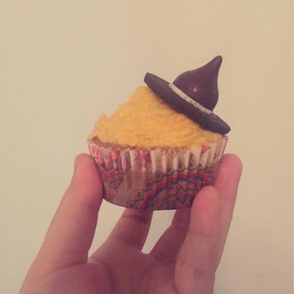 【万圣节】女巫帽子cupcake—美的T7-L382B智烤大师