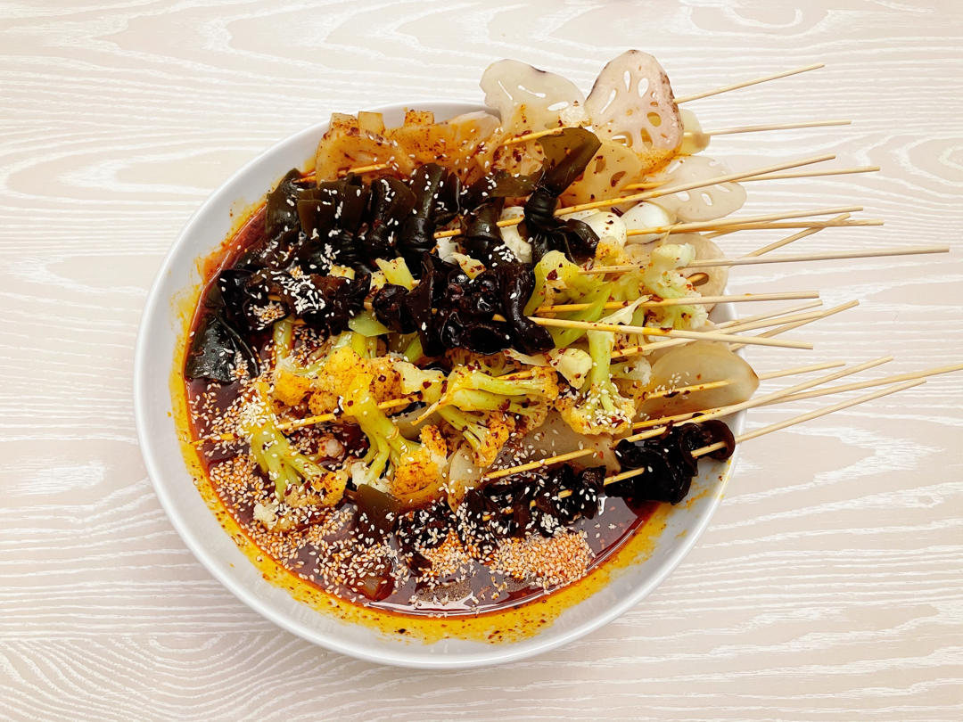 藤椒钵钵鸡冷串串