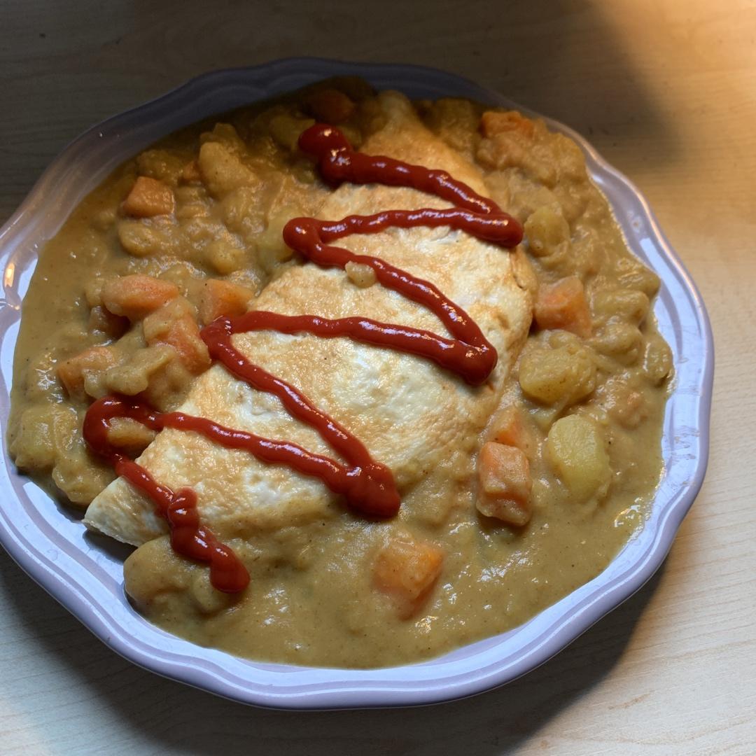 这是头牌了丨好吃的飞起来～🍛咖喱蛋包饭