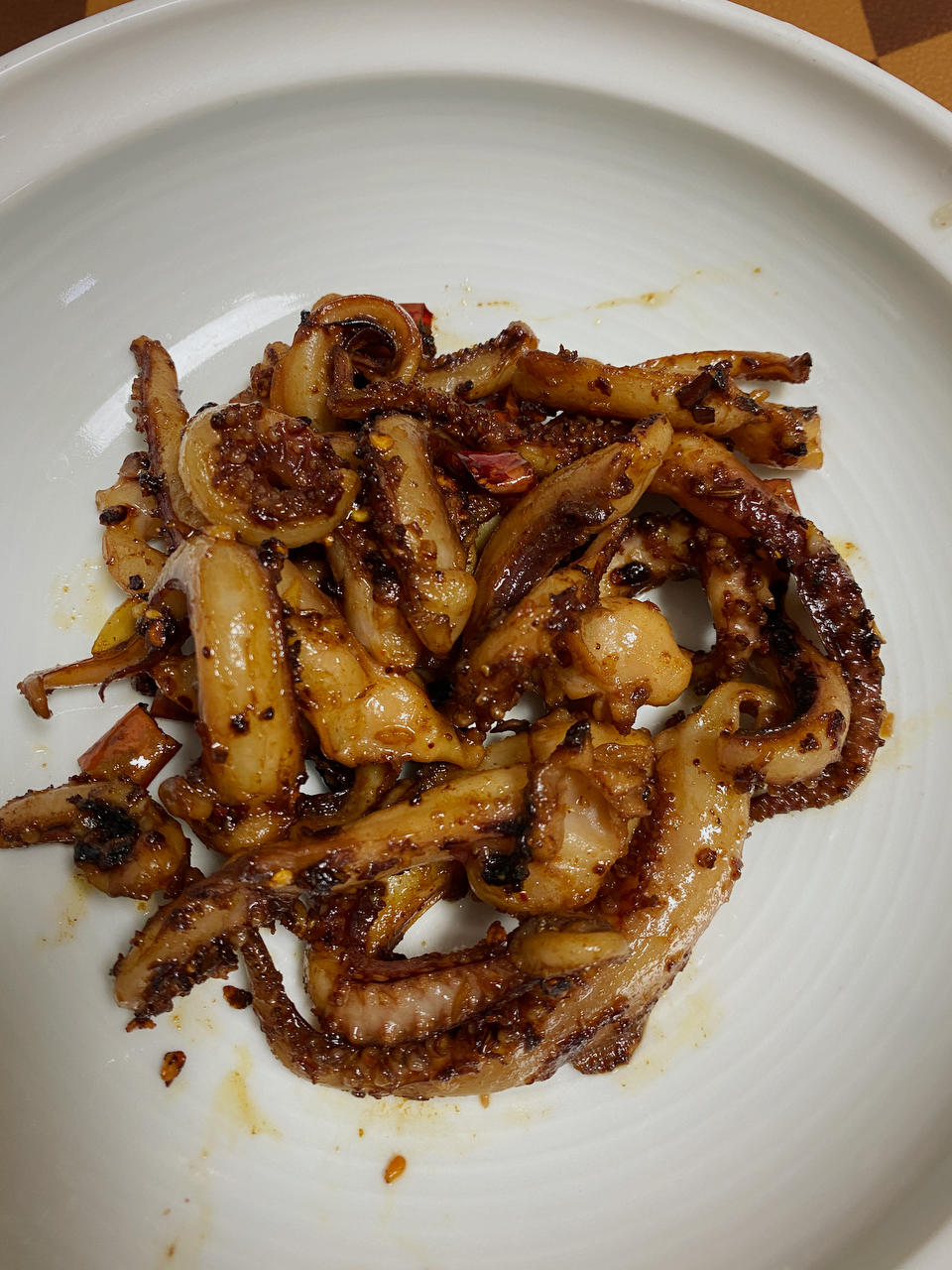 超下饭的孜然鱿鱼须，香辣爽嫩，比烧烤还好吃