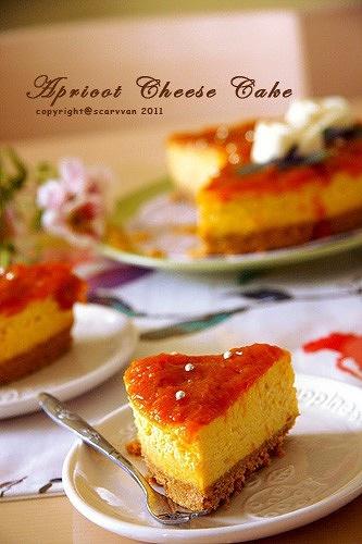 甜杏子芝士蛋糕的做法