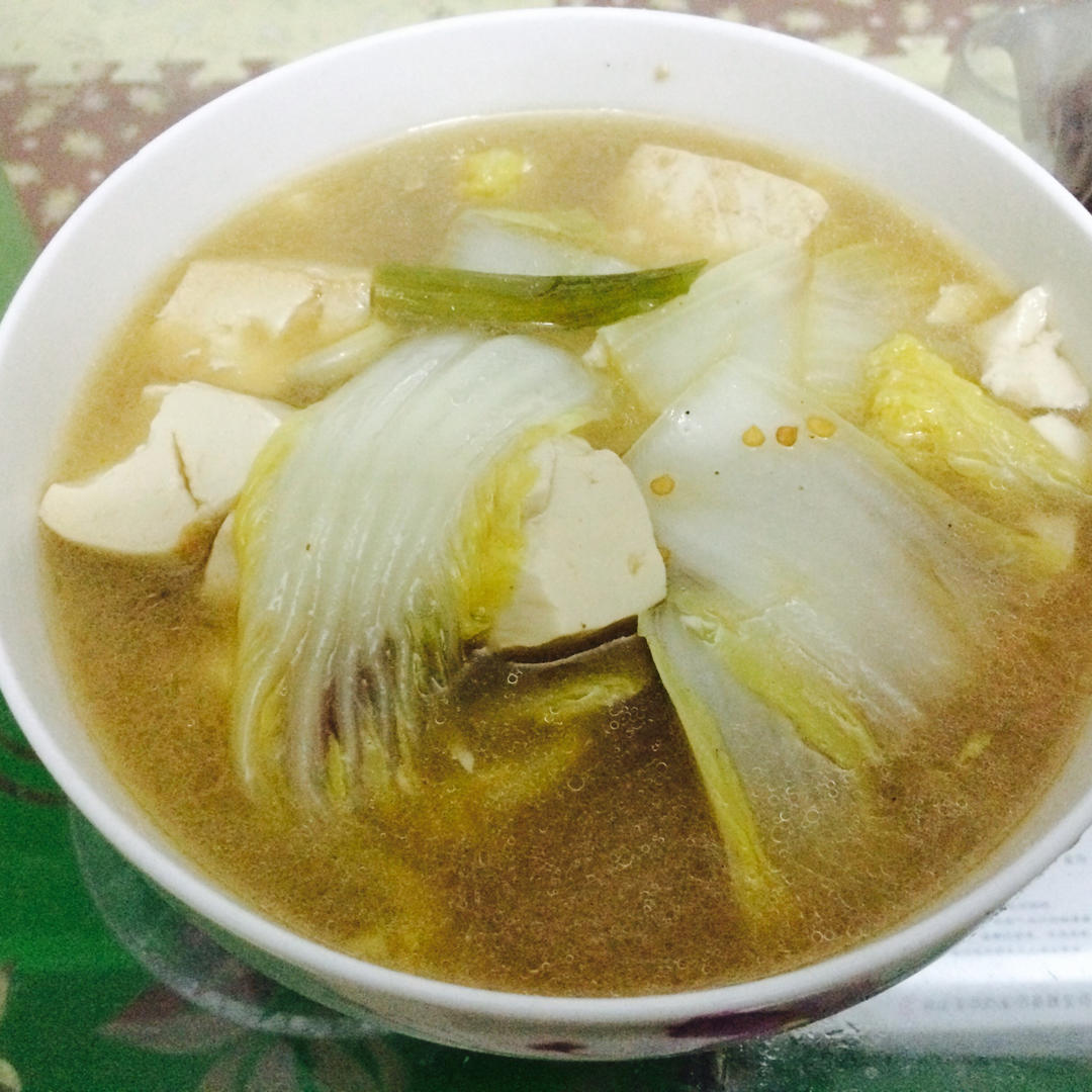 白菜炖豆腐
