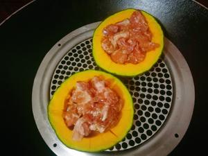 贝贝南瓜蒸排骨—适合夏天做的美食的做法 步骤4