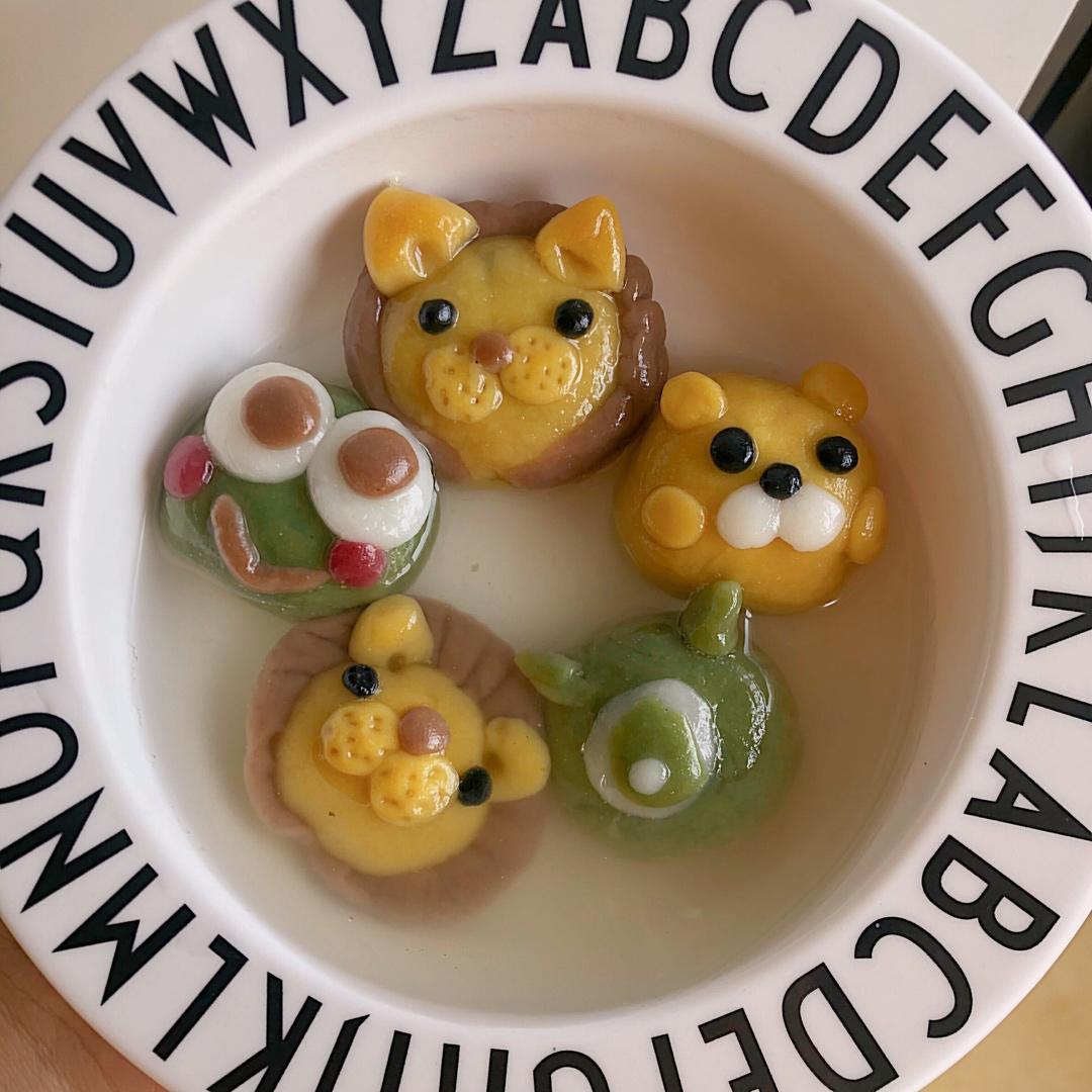 卡通汤圆详解步骤（小狮子）