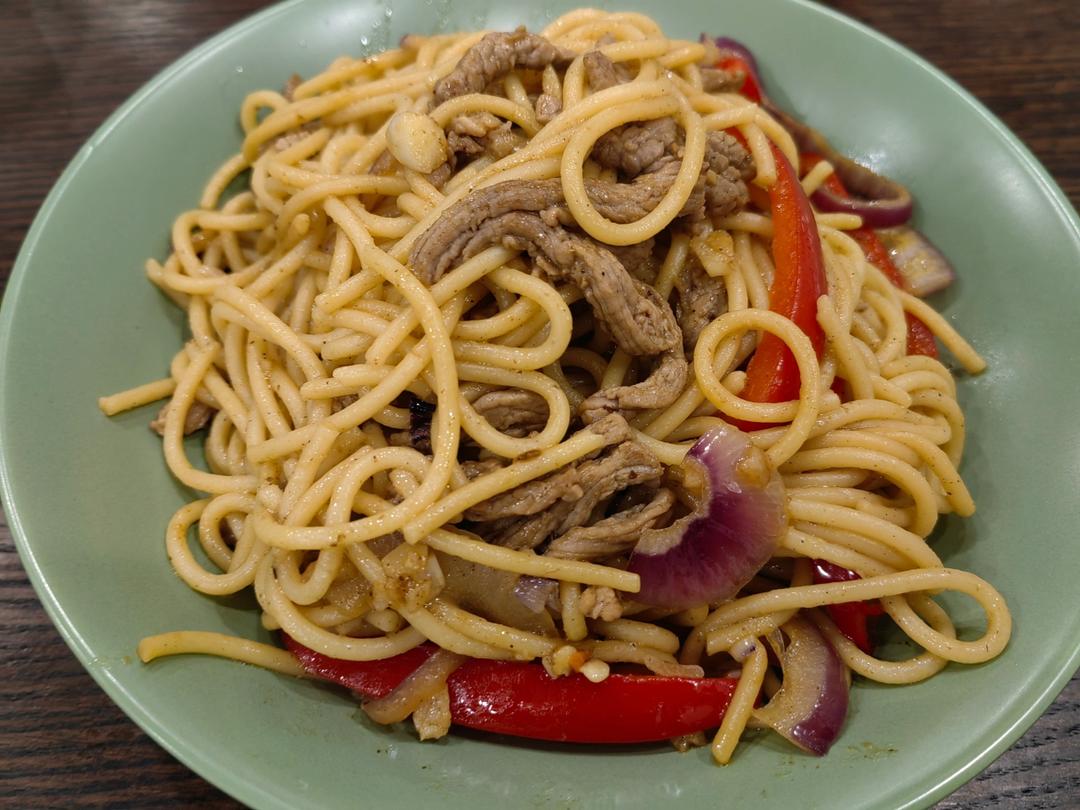 比餐厅好吃的黑椒牛柳意面🍝零失败简单教程