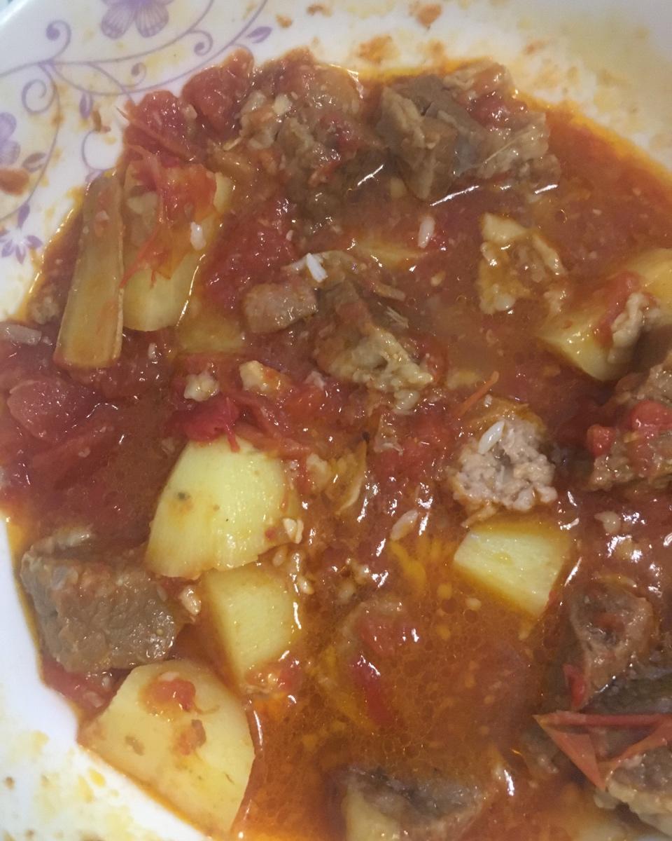 番茄土豆炖牛腩（高压锅版）