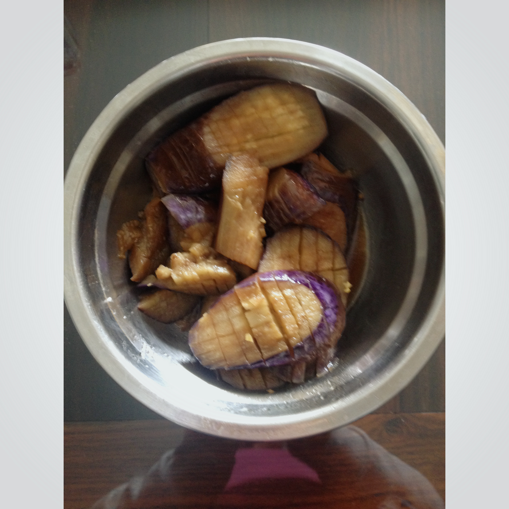 油焖茄子 Lite-fry Eggplant