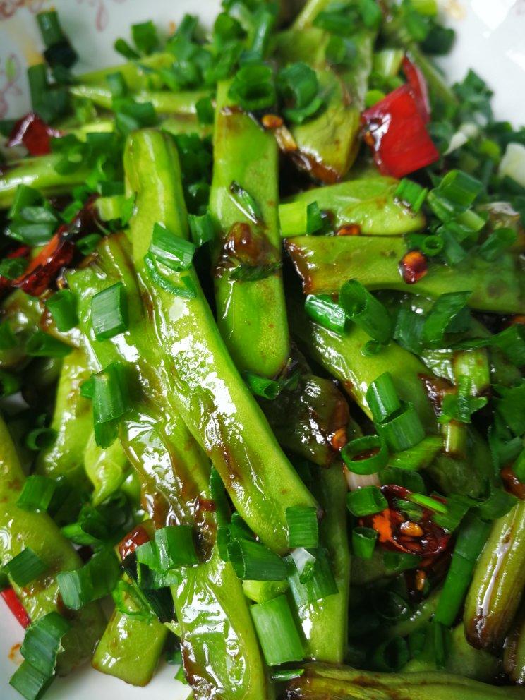 不油炸，素炒四季豆
