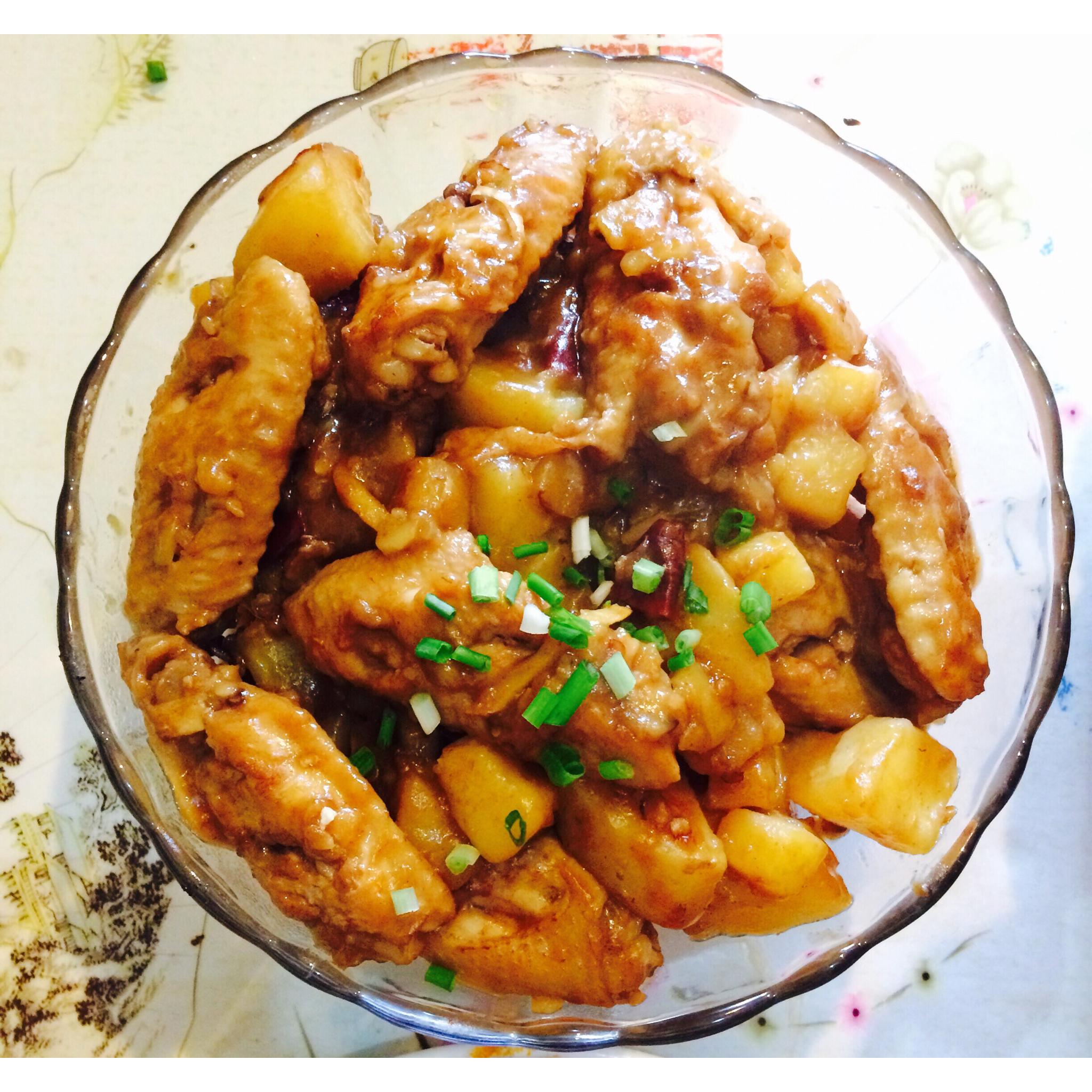 土豆炖鸡翅（快手零失败）
