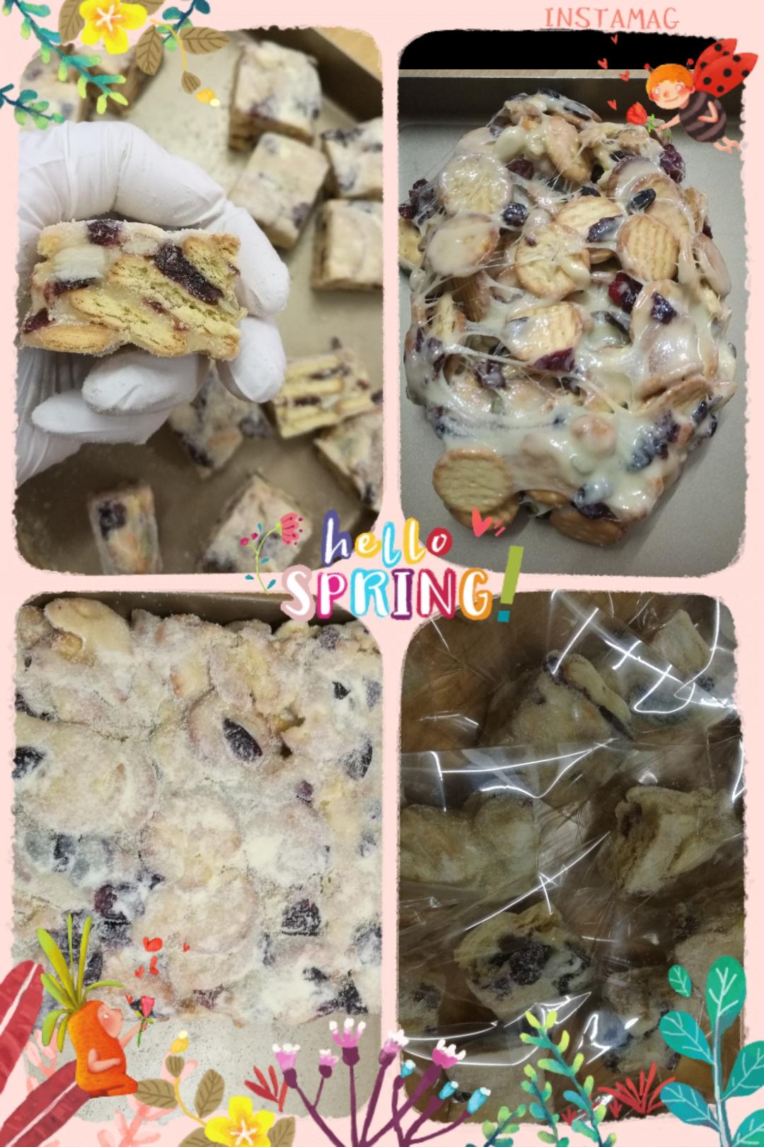 雪花酥（雪花饼，牛轧奶芙，奶酥）