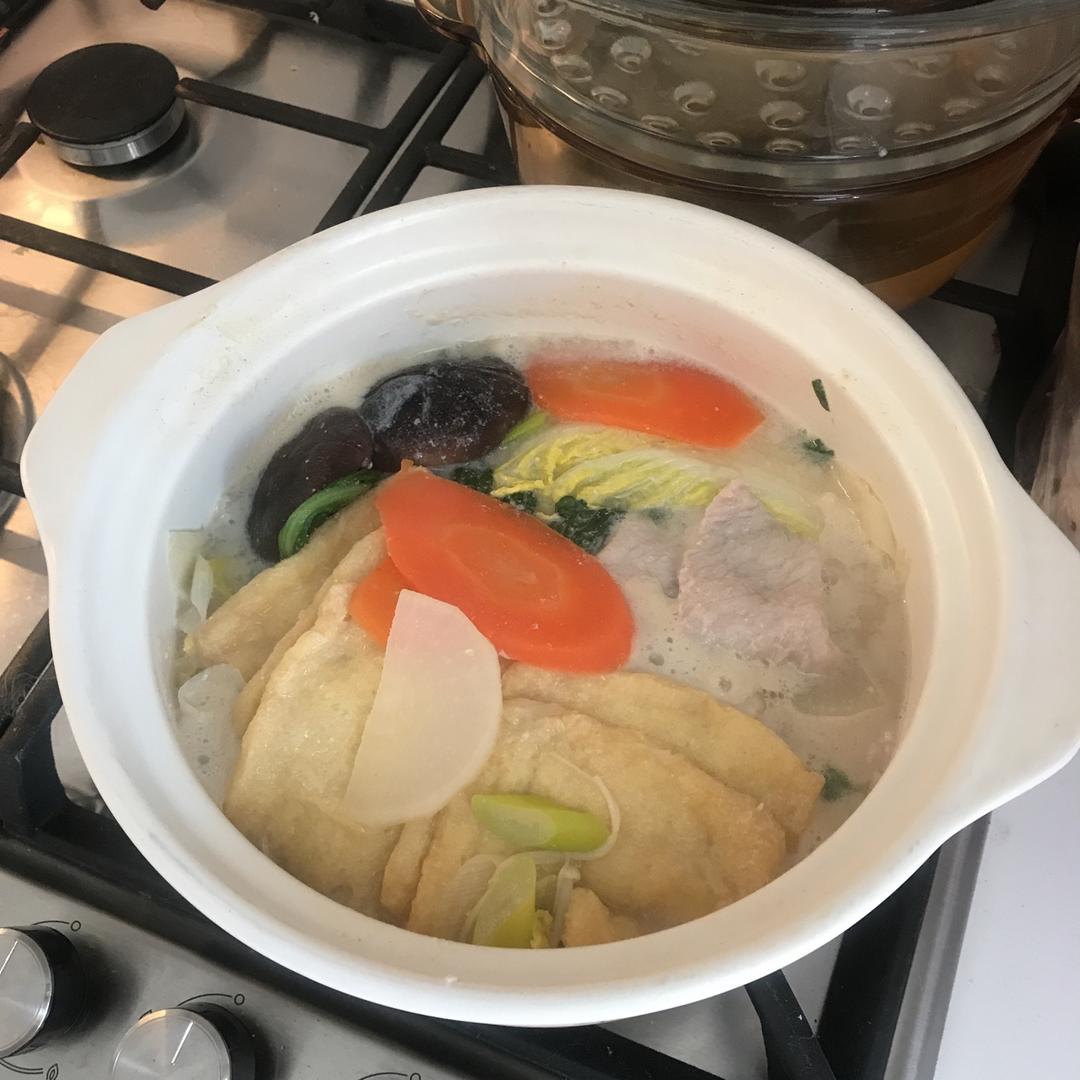 猪肉什锦豆浆锅【食材包操作说明】