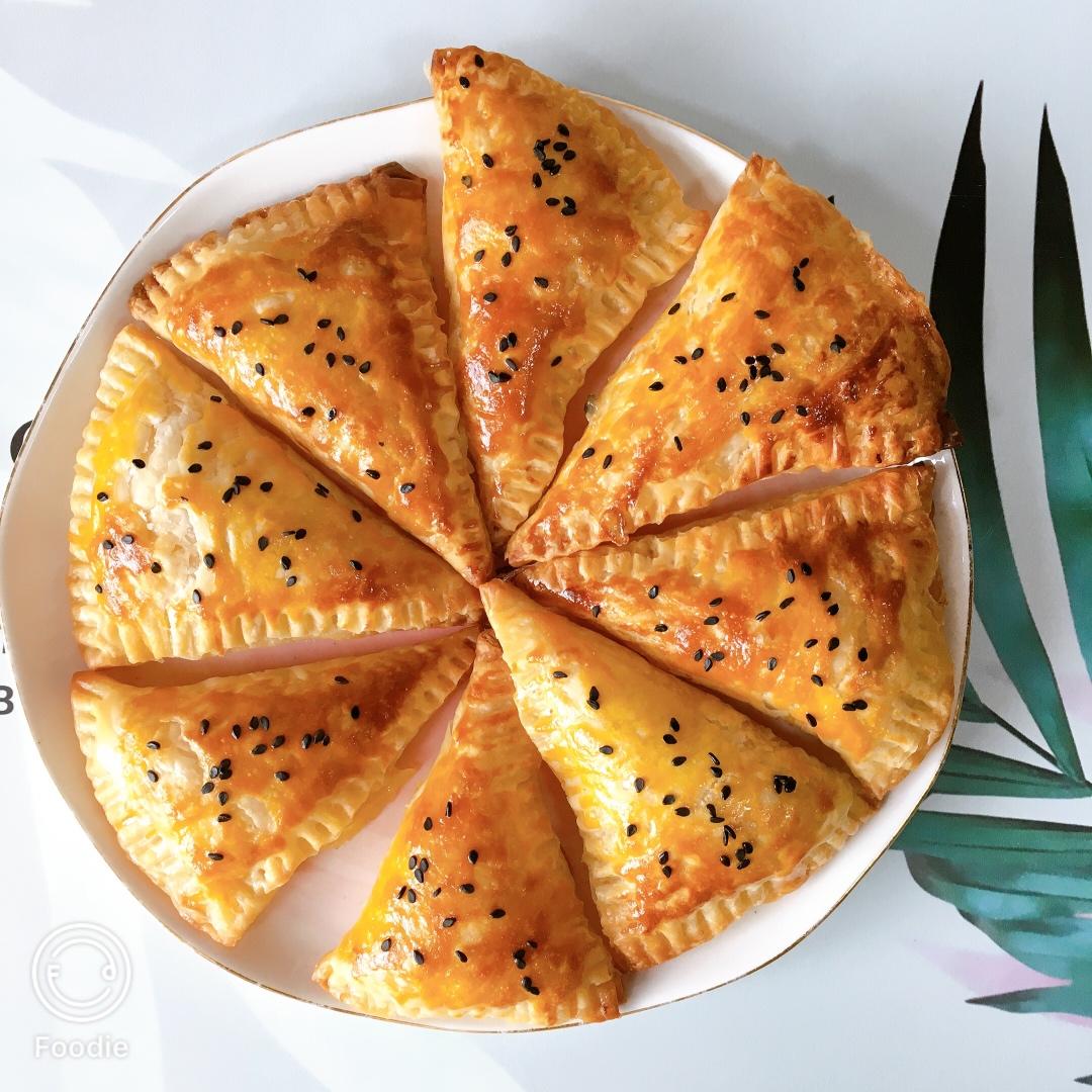 手抓饼版菠萝派（含自制菠萝馅）