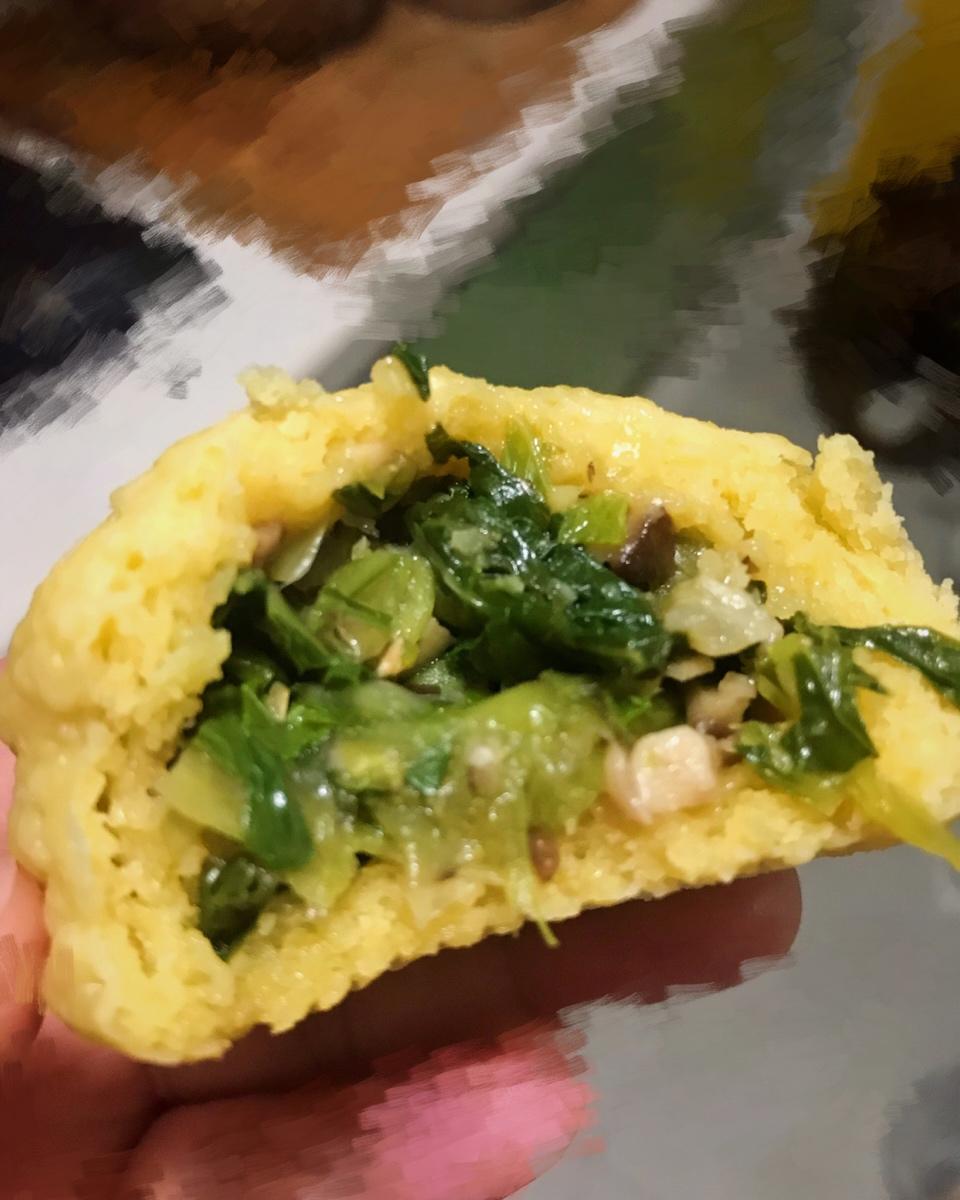 玉米面菜团子