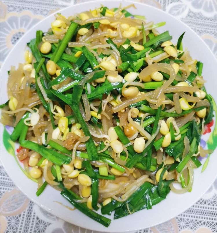 豆芽粉条韭菜