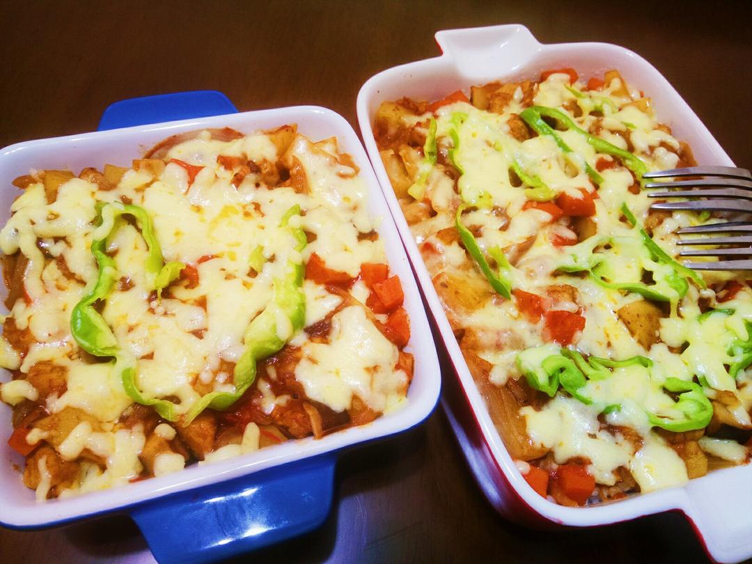 番茄鸡肉浓情焗饭【两人份】