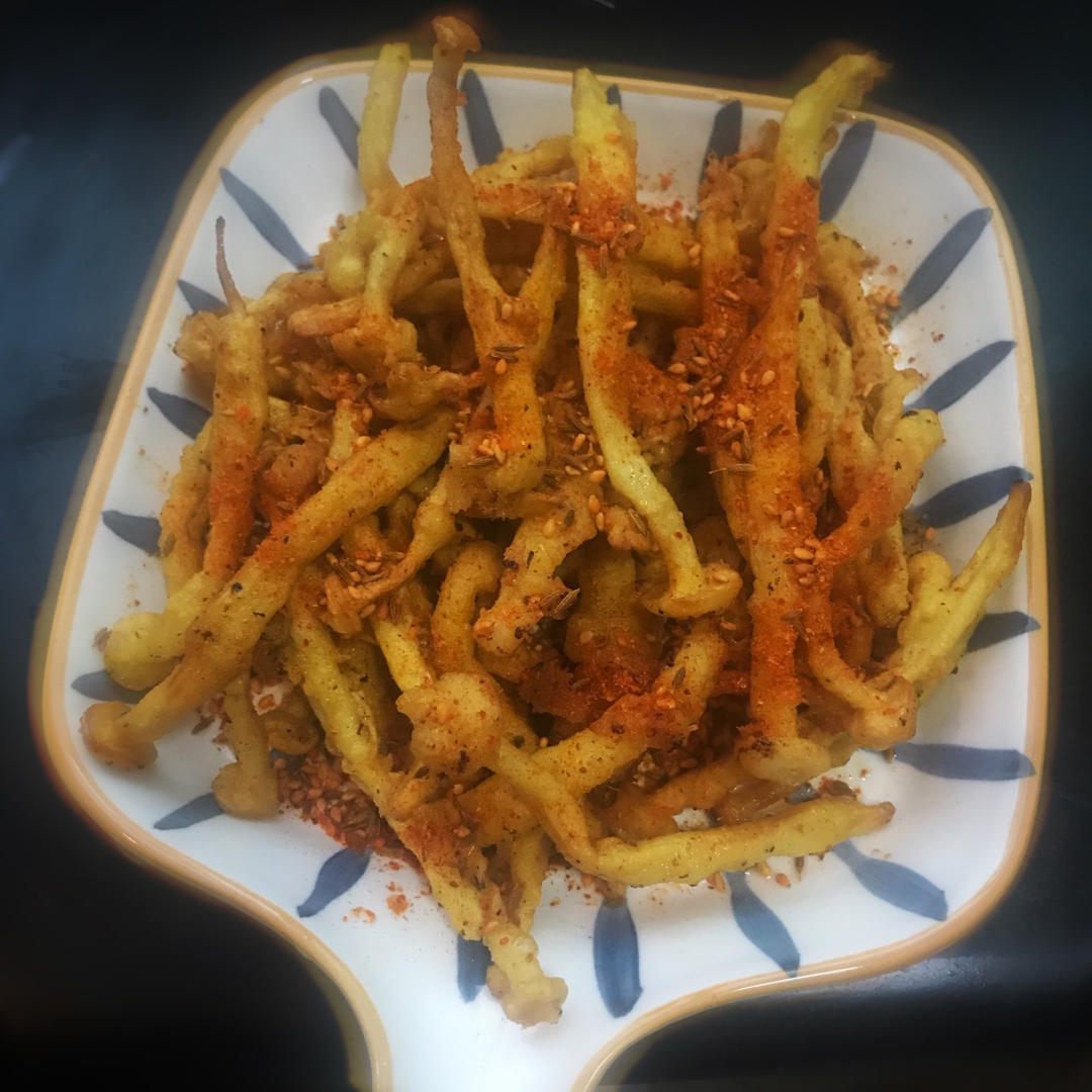 炸海鲜菇 ichbinemma做的炸海鲜菇赞 海鲜菇,面粉