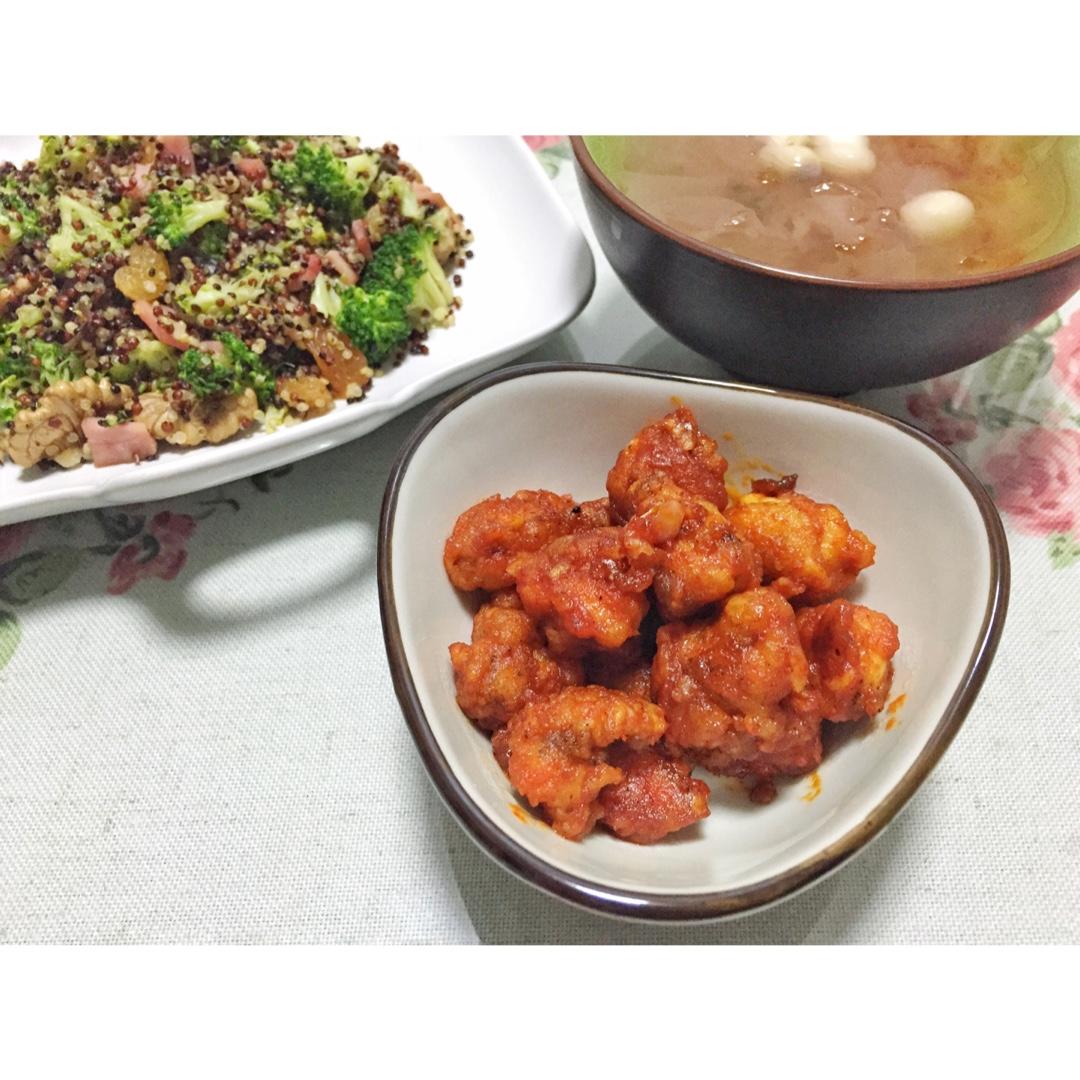 韩式辣酱炸鸡块