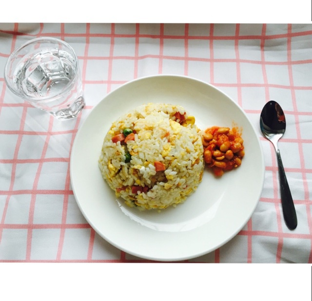 咸蛋黄什锦炒饭
