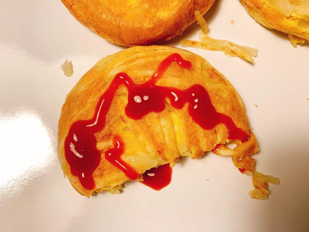 土豆丝鸡蛋饼
