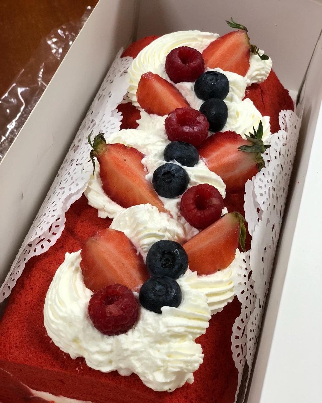 红丝绒瑞士蛋糕卷