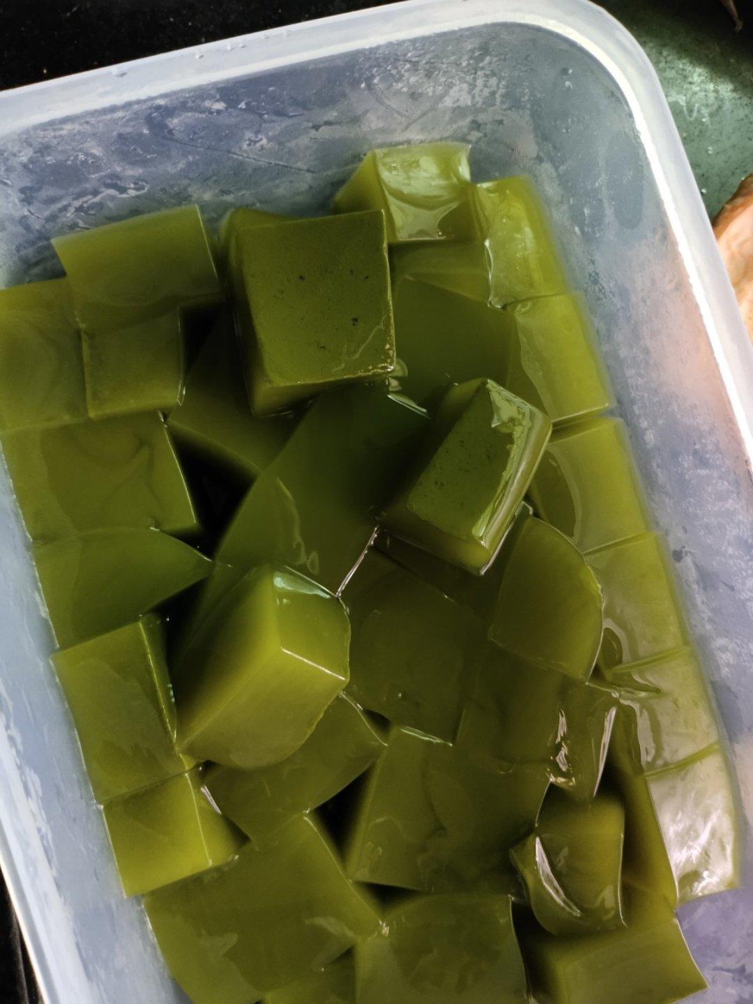 🌿夏日和风甜品｜白玉抹茶冻